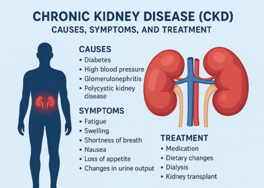 Chronic Kidney Disease (CKD): Causes, Symptoms, and Treatment