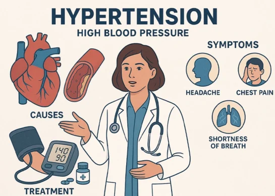 Hypertension (High Blood Pressure): Causes, Symptoms, and Treatment