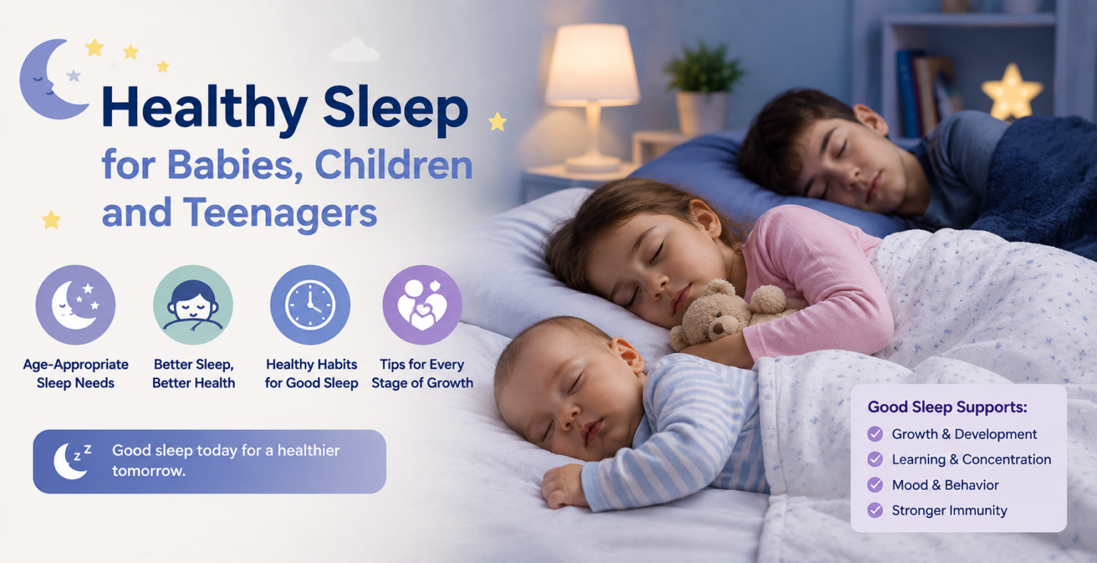 Healthy Sleep for Babies, Children and Teenagers