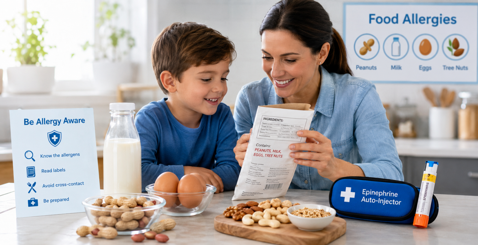 Food Allergies in Children: Signs, Diagnosis & Emergency Care Allergy Awareness in the Kitchen