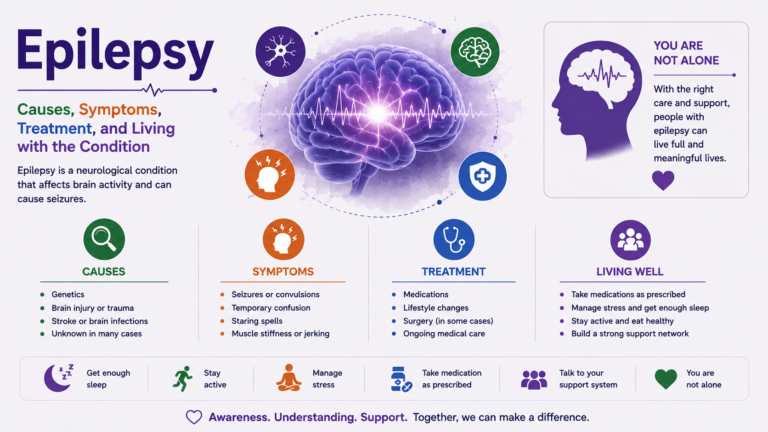 Epilepsy: Causes, Symptoms, Treatment, and Living with the Condition