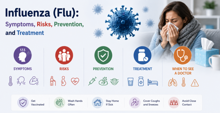Influenza (Flu): Symptoms, Risks, Prevention, and Treatment