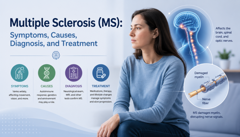 Multiple Sclerosis (MS): Symptoms, Causes, Diagnosis, and Treatment Multiple Sclerosis