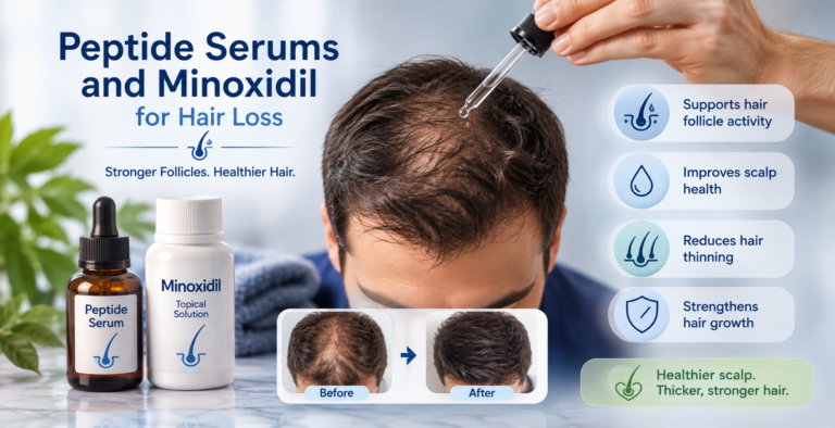 Peptide Serums and Minoxidil for Hair Loss: Which Treatment Works Best?