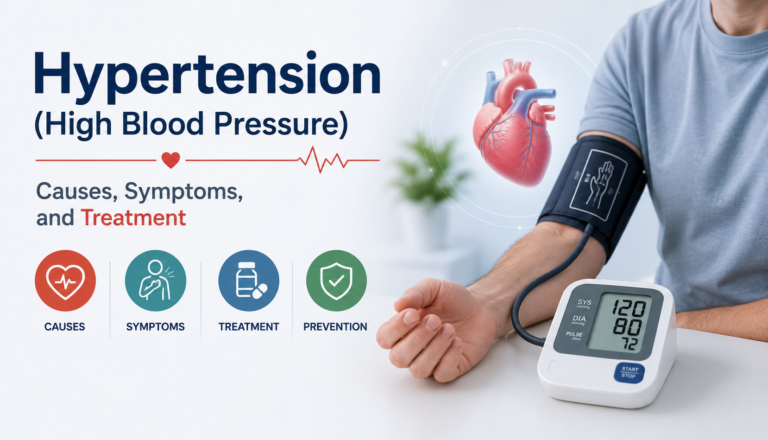 Hypertension (High Blood Pressure): Causes, Symptoms, and Treatment